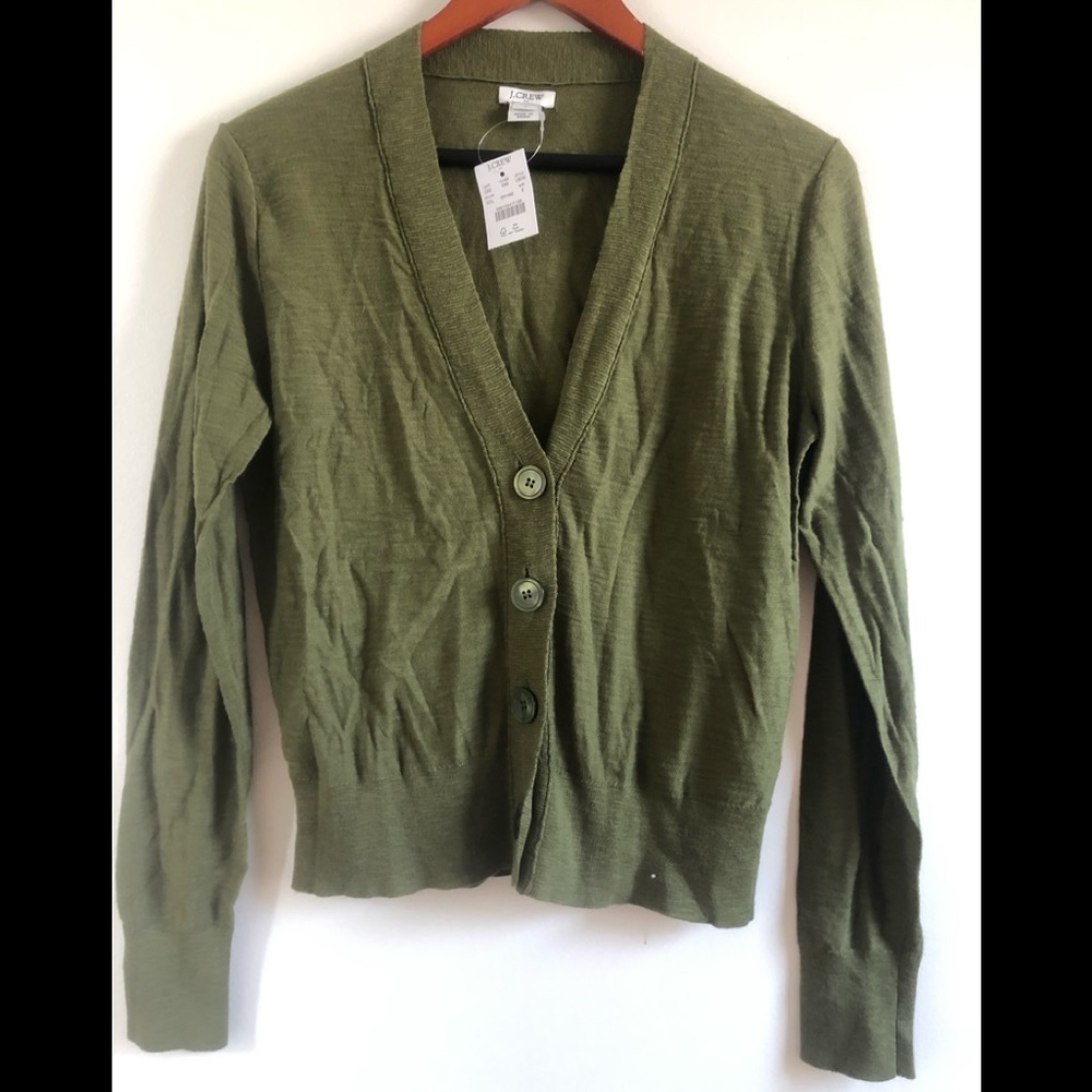 J Crew petite button cardigan